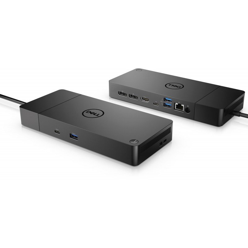 USB-C docking station - Dell USB-C universell dockningsstation WD19S med stöd för 2 skärmar (beg)