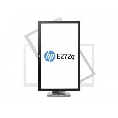 HP EliteDisplay E272q 27" 2K 1440p IPS-skärm med USB-hubb & ergonomisk fot (beg)