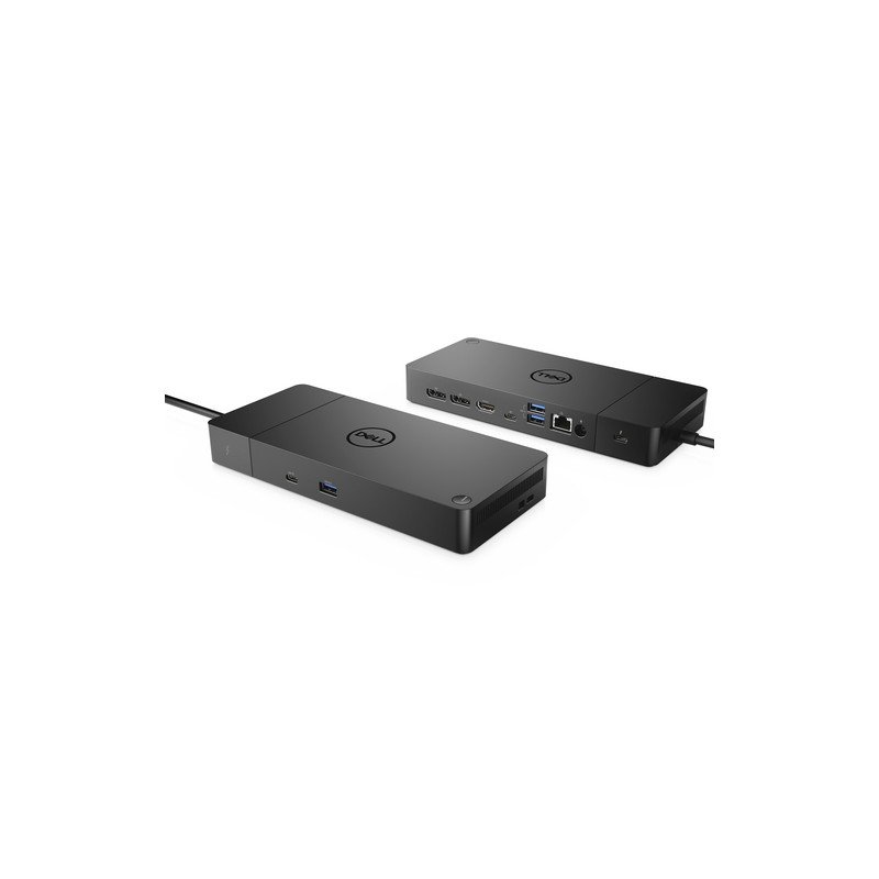 USB-C dockningsstation - Dell USB-C universell dockningsstation WD19TB med stöd för 2 skärmar och Thunderbolt med 180W laddare (beg)
