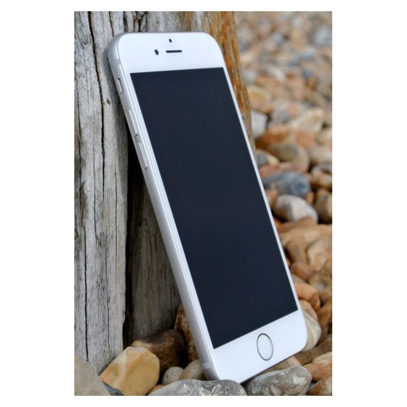 iPhone begagnad - iPhone 6S 32GB silver (beg) (spricka i glas utanför skärmytan)