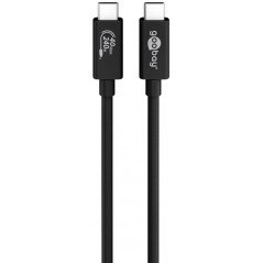 USB-C till USB-C kabel USB4 Gen 3x2 240W 40 Gbps 0,7m