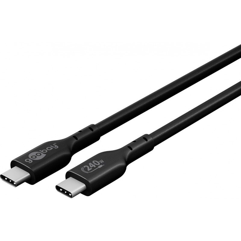 USB-C kabel - USB-C till USB-C kabel USB 2.0 240W 1 meter