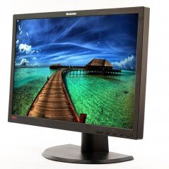 Used computer monitors - Lenovo 24" L2440P LED-skärm med ergonomisk fot (beg)