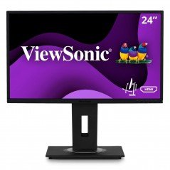 ViewSonic 24" VG2448 IPS-skärm med ergonomisk fot (beg)