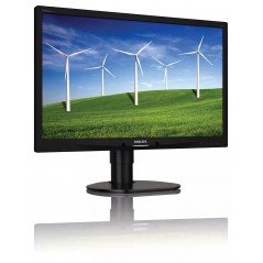Brugte computerskærme - Philips 241B4L 24-tums ergonomisk LED-skärm (beg)