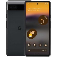 Billige mobiltelefoner - Google Pixel 6a 5G 6GB RAM 128GB Charcoal (ny i brudt emballage)