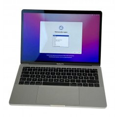 Brugt bærbar computer 13" - MacBook Pro 13-tommer Retina 2017 i5 16GB 256SSD TBT3 Silver (brugt med mærker skærm)