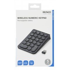 Tastaturer med ledning - Wireless Genopladeligt numerisk tastatur