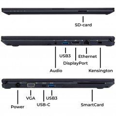 Brugt laptop 14" - Fujitsu Lifebook U748 14" i5 8GB 256GB SSD W11P (brugt)