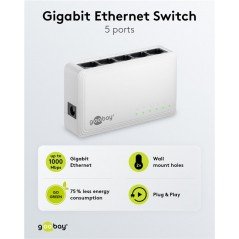Buying a network switch - Goobay 5-ports Gigabit-switch