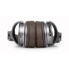 Bluetooth hovedtelefoner - Muse trådløse bluetooth-hovedtelefoner med brunt læderlook