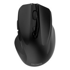 Deltaco MS-802 extra tyst ergonomisk trådlös mus