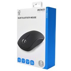 Trådlös mus - Deltaco MS-900 tyst trådlös mus med Bluetooth-anslutning