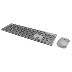 Deltaco TB-800 set med trådlöst tangentbord och mus (laddningsbara)