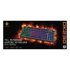 Bakgrundsbelyst tangentbord gaming - Deltaco GAM-110 superkompakt gaming-tangentbord med RGB