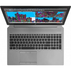 Laptop 15" beg - HP ZBook 15 G5 i7-8850H 32GB 1TB SSD Quadro P1000 med 4G (beg med nyskick insida)