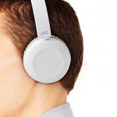 Over-ear hovedtelefoner - JVC On-Ear-hovedtelefoner og headset (hvid)