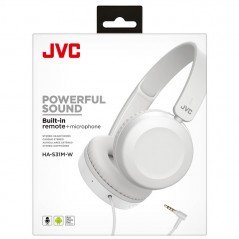 On ear-hörlurar - JVC On-Ear hörlurar och headset (vit)