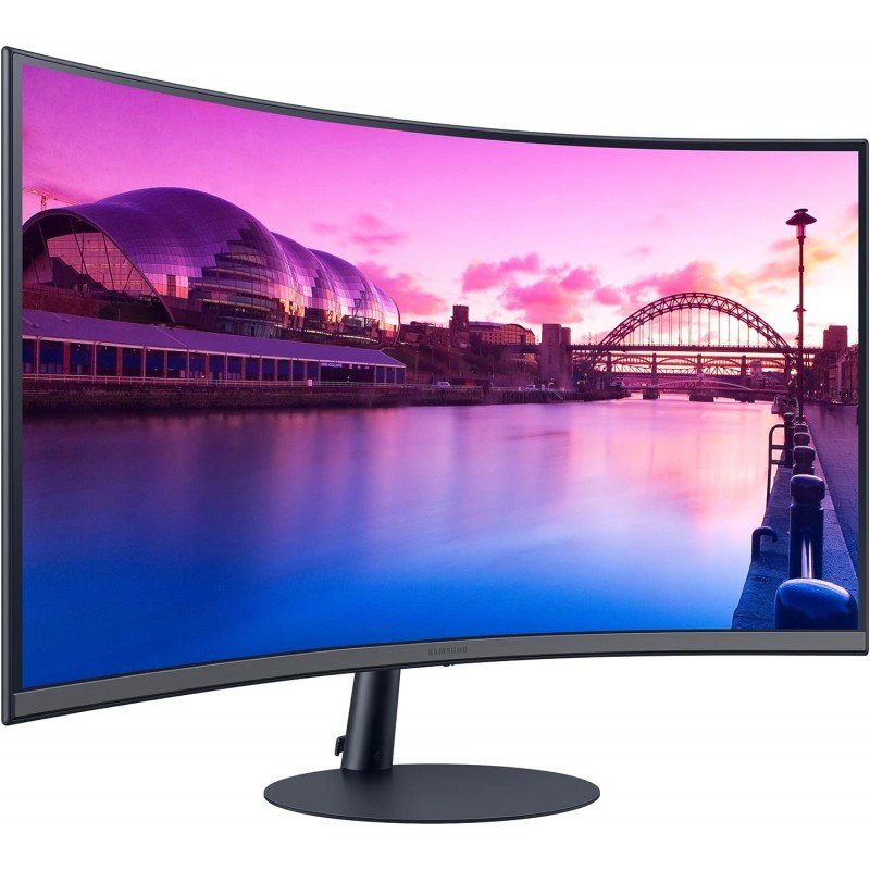 Computerskærm 25" eller større - Samsung S27C390EAU Curved 27" LED-skærm med VA-panel (buet)
