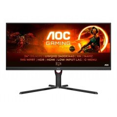 AOC Gaming U34G3XM 34" 144 Hz ultra-wide gaming-skærm med VA-panel