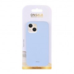 iPhone 12 - Onsala mobiletui til iPhone 12 / 12 Pro i lyseblå silikone
