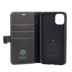 Covers - Gear ekologiskt plånboksfodral till iPhone 12 / iPhone 12 Pro svart