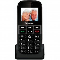 Funktionstelefon - Denver 1,77" GSM mobiltelefon med stora siffror och SOS-knapp