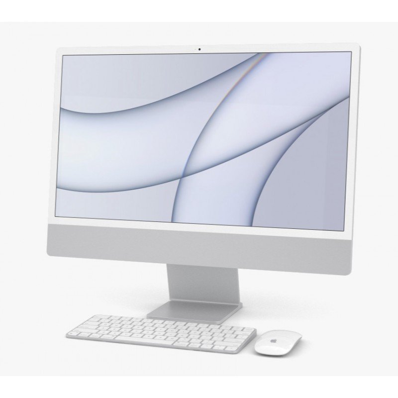 All-in-one-dator - iMac 2021 24" M1 8GB 512GB SSD 4.5K Retina Silver (demo)