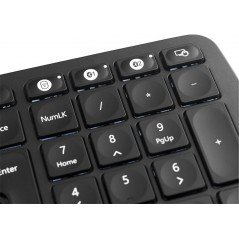 Trådløse tastaturer - iiglo Ergo Kx trådløst buet og delt tastatur med håndledsstøtte