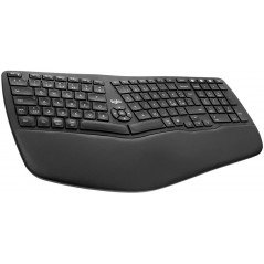 Wireless Keyboards - iiglo Ergo Kx trådlöst böjt och delat tangentbord med handledsstöd
