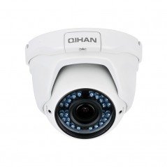Qihan 4MP overvågningskamera med IR til indendørs og udendørs brug (microSD/LAN)