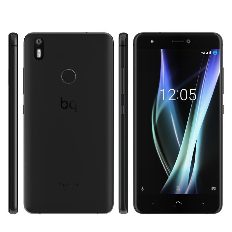 Cheap mobile phones - BQ Aquaris X 32GB Android-telefon med Dual SIM Black (ny)