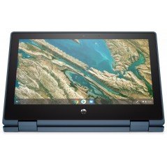 Brugt laptop 12" - HP Chromebook x360 11 G3 EE 11.6" Touch 4GB 32GB Blå (brugt)