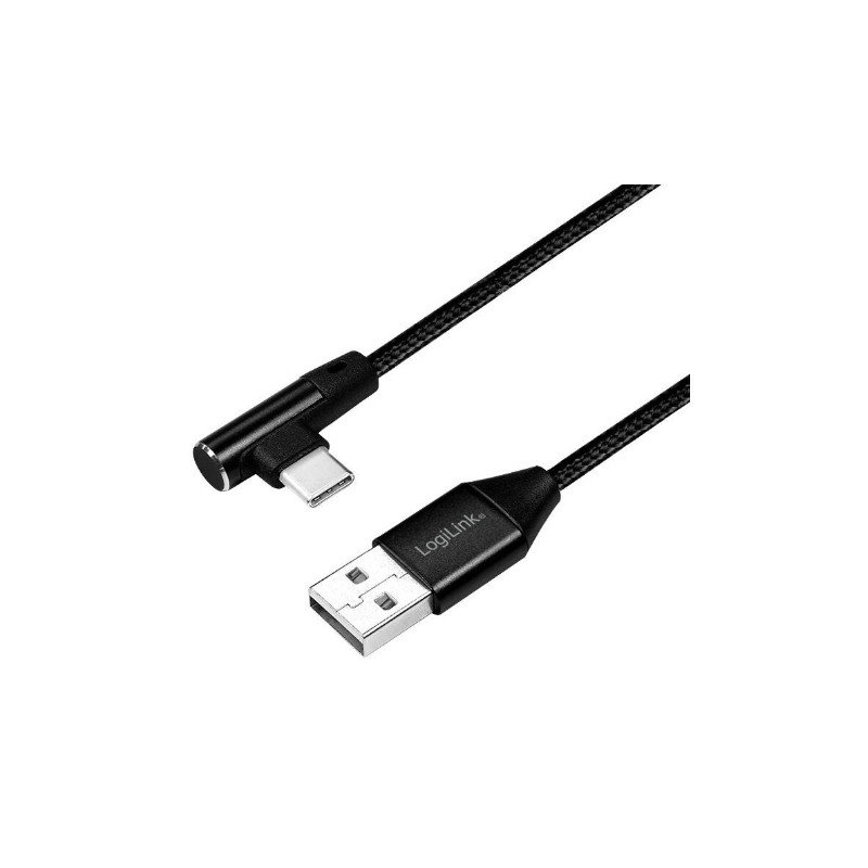 USB-C-kabel - LogiLink 90 USB-C til USB-kabel