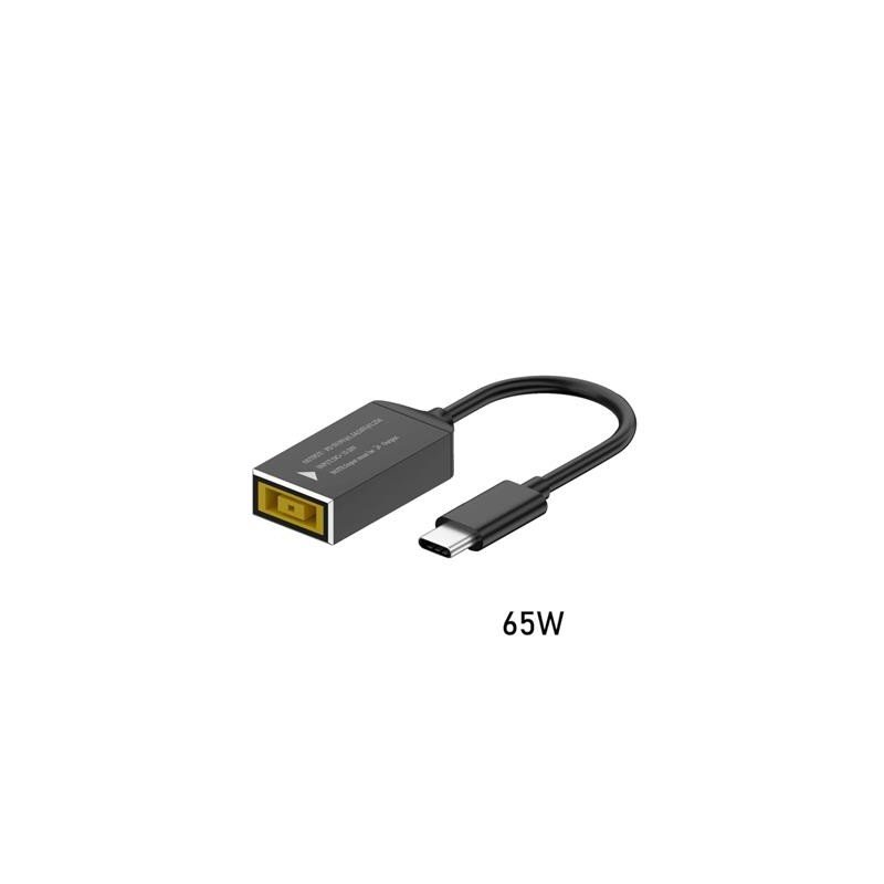 USB-C Chargers - Konverteringskabel från Lenovo rektangulär kontakt till USB-C (65W)