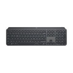 Logitech MX Keys S trådløst tastatur med baggrundsbelysning til pc/mac med Unifying og Bluetooth