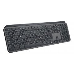 Logitech MX Keys S trådløst tastatur med baggrundsbelysning til pc/mac med Unifying og Bluetooth