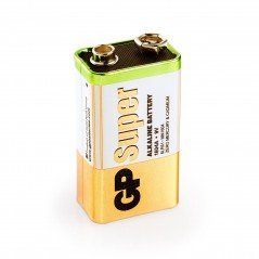 GP Super Alkaline 9V batteri 1-pak (6LR61)