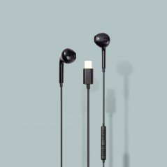 In-ear - Streetz semi-in-ear hörlurar & headset med USB-C
