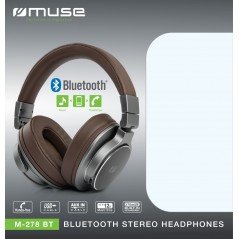Bluetooth hovedtelefoner - Muse trådløse bluetooth-hovedtelefoner Black