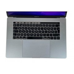 Brugt MacBook Pro - MacBook Pro 15-tommer 2018 i7 16GB 512SSD Space Gray (brugt med mærker skærm)