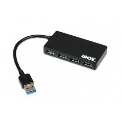 iBox USB Hub med USB 3.2 Gen 1 (3.1 Gen 1) 5000 Mbit/s med 4x USB 3.0