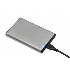 iBOX USB 3.2-kabinett för intern 2.5" SATA-hårddisk, silver