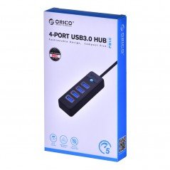 USB cable and USB hub - ORICO USB-hubb med 4x USB 3.0
