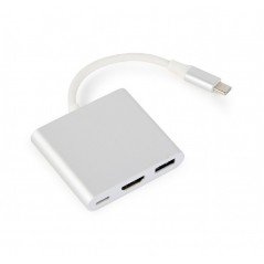Gembird USB-C till HDMI/USB 3.0/USB-C-adapter 4K UHD