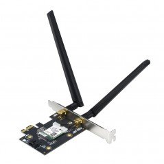 Trådlösa nätverkskort - Asus trådlöst PCIe WiFi 6 nätverkskort med Bluetooth 5.2