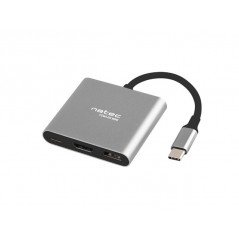 Natec USB-C til HDMI/USB 3.2 gen 1/USB-C-adapter 4K UHD