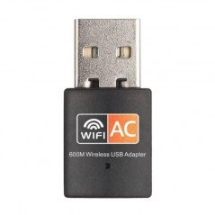 Trådløst Wi-Fi USB-netværkskort med Dual Band 2.4GHz/5GHz 600Mbps