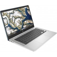 Laptop 14-15" - HP Chromebook 14a-na1014no 14" Full HD Intel 8GB 128GB SSD ChromeOS Turkosblå