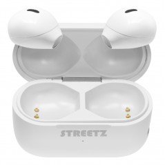 Streetz TWS-114 True Wireless in-ear headset, hvid